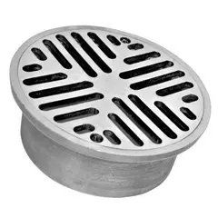 GENERICO - Rejilla Decorativa 6 pulg x 4 pulg Aluminio para Tubería 4 pulg