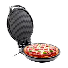 HOME ELEMENTS - Grill Sanduchera Máquina Pizza Maker 1800W