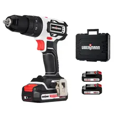 UBERMANN - Taladro Percutor 1/2-pulg 20V Brushless Incluye 2 Baterías 2.0Ah