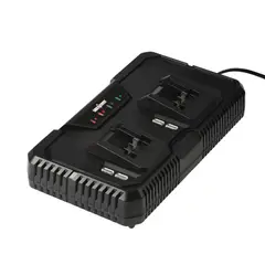 UBERMANN - Cargador Doble 20V Para Batería Herramientas Brushless