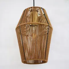 ILUMECO - Lampara Techo Salín 1 Luz Tabaco