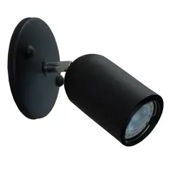 ILUMECO - Aplique Spot Lance 1 Luz Negro