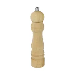METALTEX - Pimentero Madera Acero Inoxidable Mecanismo Ceramico 21Cm