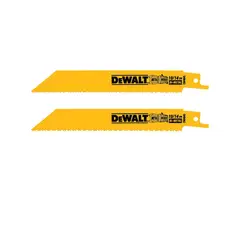 DEWALT - Set 2 Hojas Sierra Sable 6pulg 10/14 Dientes