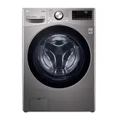 LG - Lavadora Secadora Carga Frontal 2 en 1 16Kg/8Kg SECSILVERWD16EG2S6 Acero Inoxidable