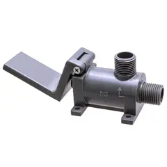 GENERICO - Válvula Pedal Click Plástica Piso Accionar Pie