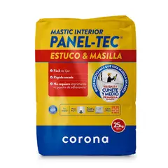 CORONA - Mastic Interior Paneltec En Polvo 25 Kg