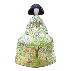 TECNOVO - Figura Decorativa Cerámica Menina Mediana
