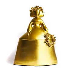 TECNOVO - Figura Decorativa Cerámica Menina Pequeña