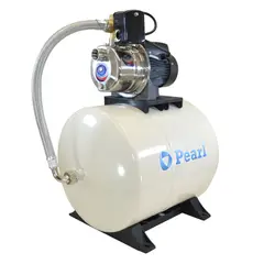 PEARL - Equipo Hidroneumático 1hp 80l Horiz Diafrag Jet Inox