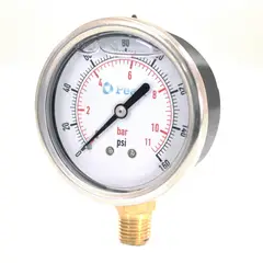 PEARL - Manómetro Glicerina 0 - 100 Psi 2pg