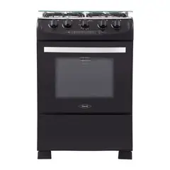 HACEB - Estufa de Piso 60 cm 4 Puestos Gas Propano Negro