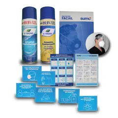 FLEXCO - Kit Caretas Protección y Desinfección