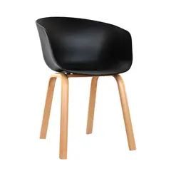 BONNO - Silla Volga 79.5x54.5x50 Negro