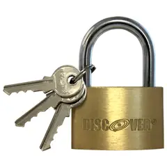DISCOVER - Candado Heavy Duty en Bronce Solido 30 Mm