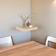 JUST HOME COLLECTION - Repisa Flotante 25x25x3.8cm Blanco