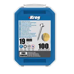 KREG - Tornillos-19mm/.75pulg R/Fina 6 Cab Pan Paqx100