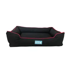 SOFISTIPETS - Cama Para Perro Impermeable 75X55X20Cm Mediana Negra