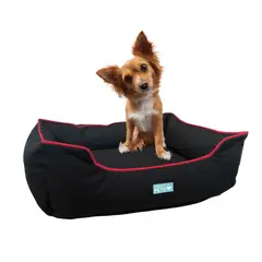 SOFISTIPETS - Cama Para Perro Impermeable 50x40x20cm Pequeña Negra
