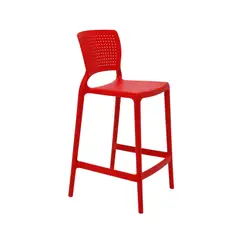 TRAMONTINA - Silla Alta Safira 93.5X47X48 Roja