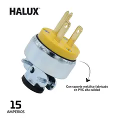 HALUX - Clavija Blindada Con Polo A Tierra