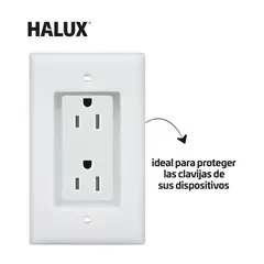 HALUX - Toma Corriente Oculta Doble Polo A Tierra
