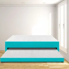 MAGIC CLASS - Cama Nido Sencilla 90X190 Microfibra Azul