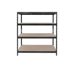 FIXSER - Estantería Metal/Madera Tornillos 176x150x60 cm 4 Niveles