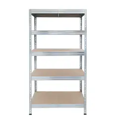 FIXSER - Estantería Metal/Madera 180x90x45 cm 5 Niveles Gal 1500kg