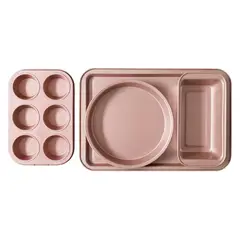 ILKO - Molde X4und Antiadherente Rose Gold