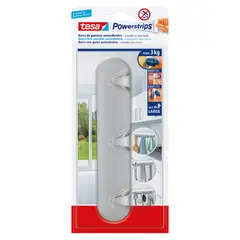 TESA - Power Strips Perchero x 1Und Cromado