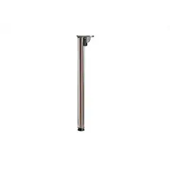 MADECENTRO - Pata025 Acer Cilin Nive+Base Plega Escrit 710Mm