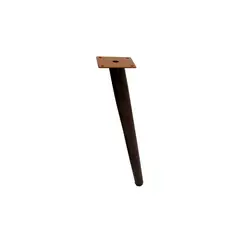 MADECENTRO - Pata 911 Acero Diagonal Efecto Maderado Osc 710Mm