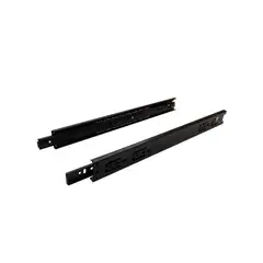 BONUIT - Riel Extensión Total Carga Pesada Negro 350Mm 45Kg Acero