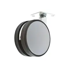 MADECENTRO - Rodachina Plataforma Nylon Sin Freno 82 Mm