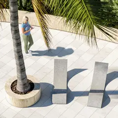 GENERICO - Piso Piscina Cincuenta Coral Caja Por 0,5M2 (49,5X49,5Cm)
