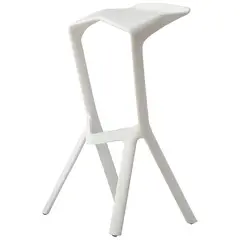 AKIVOY - Silla Bar Pizza Alta Blanco 82x45x36 Blanco