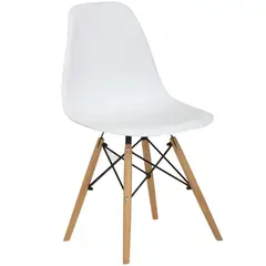 JUST HOME COLLECTION - Silla Eames Blanca 1 pieza