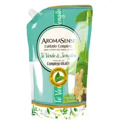 AROMASENSE - Jabon Crema Te Verde Doypack x800ml
