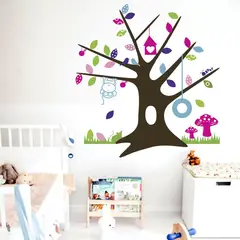 VINILOVERS - Vinilo Infantil Árbol de Los Deseos Niña 130x120