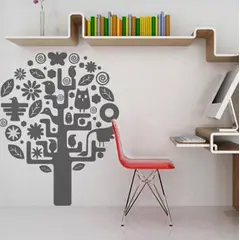 VINILOVERS - Vinilo de Árbol de Figuras 140x180