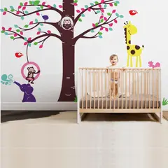 VINILOVERS - Vinilo Infantil Beautiful Jungle Niña 350x210