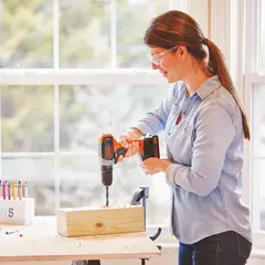 BLACK+DECKER - Taladro Inalámbrico Rotación 3/8 Pulgada 20V I-L Black And Decker