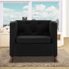 MAGIC CLASS - Poltrona Collins 100X90X80 Ecocuero Azul