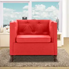 MAGIC CLASS - Poltrona Collins 100X90X80 Microfibra Azul