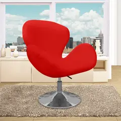 MAGIC CLASS - Poltrona Egg Trébol 105X77X70 Ecocuero Azul