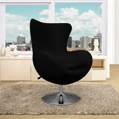 MAGIC CLASS - Poltrona Egg 105X77X70 Microfibra Azul