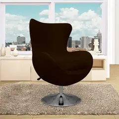 MAGIC CLASS - Poltrona Egg 105X77X70 Ecocuero Azul