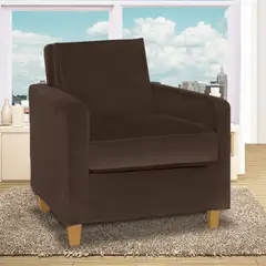 MAGIC CLASS - Poltrona Ford 100X90X80 Microfibra Azul