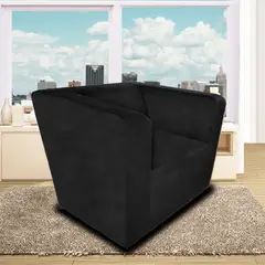 MAGIC CLASS - Poltrona West 100X90X80 Ecocuero Azul